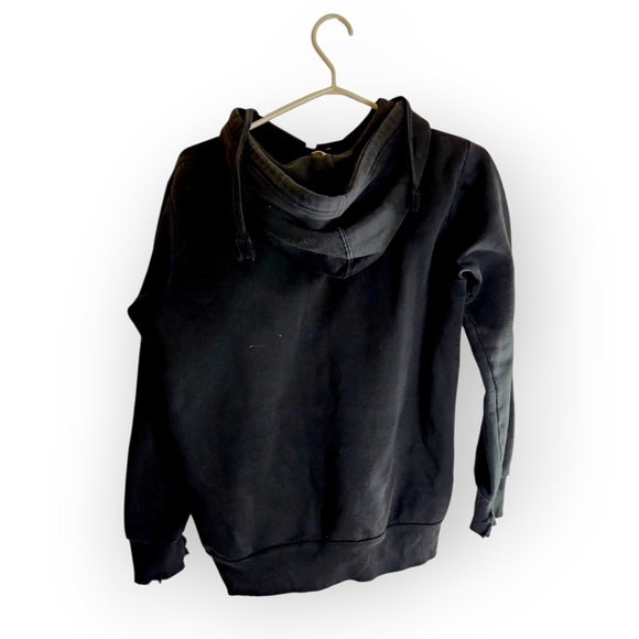 Crooks & Castles Womens Or Mens Charcoal Knitwear Hooded Sweater - Picture 2 of 4